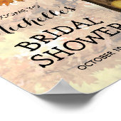 Rustige Herfst herfst Vrijgezellenfeest boomverlic Poster (Hoek)