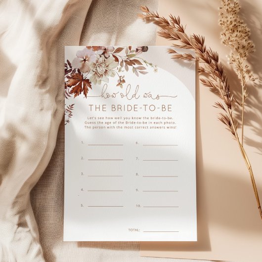 Rustige herfst Hoe oud was de bruid om te worden