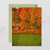 Rustige Herfst in Briefkaart voor liefdesweddensch (Voorkant / Achterkant)