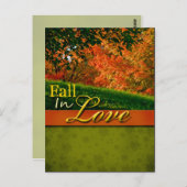 Rustige Herfst in Briefkaart voor liefdesweddensch (Voorkant / Achterkant)