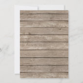 Rustige Herfst in Love Pumpkin Baby shower Uitnodi Kaart (Achterkant)