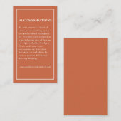 Rustige Herfst Land Barn String Lights Wedding Informatiekaartje (Voorkant / Achterkant)