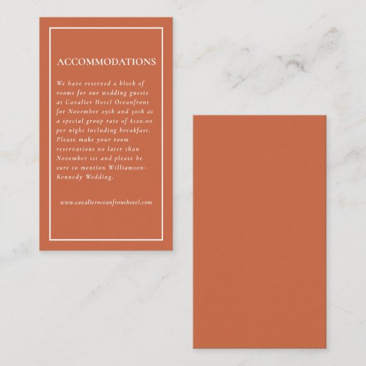 Rustige Herfst Land Barn String Lights Wedding Informatiekaartje (Voorkant / Achterkant)