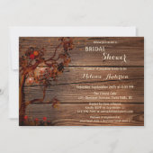 Rustige Herfst Lantaarn Licht Vrijgezellenfeest Ui Kaart (Voorkant)