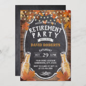 Rustige herfst lekt bietenpartij kaart (Voorkant / Achterkant)