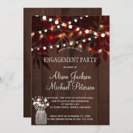 Rustige herfst met windkle-verlichting kaart