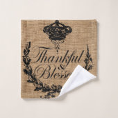 rustige herfst najaar Thanksgiving dankjewel gezeg Bad Handdoek (Wasdoekje)