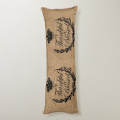 rustige herfst najaar Thanksgiving dankjewel gezeg Lichaamskussen (Achterkant (Verticaal))