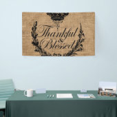 rustige herfst najaar Thanksgiving dankjewel gezeg Spandoek (Beurs)