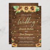 Rustige Herfst najaar zomerchic Wedding Kaart (Voorkant / Achterkant)