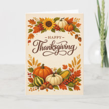 Rustige herfst oogst Gelukkig Thanksgiving