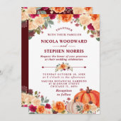 Rustige Herfst Oranje pompoen Kaart (Voorkant / Achterkant)