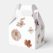 Rustige herfst pompoen baby shower Favor Box Bedankdoosjes (Achterkant)