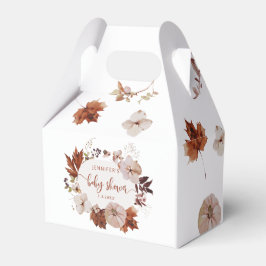 Rustige herfst pompoen baby shower Favor Box Bedankdoosjes