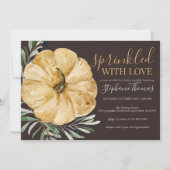 Rustige Herfst pompoen Baby Sprinkle Shower Kaart (Voorkant)