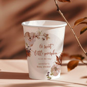 Rustige herfst pompoen bedankt je label papieren bekers