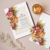 Rustige Herfst pompoen geven Bedankt Notitiekaartje