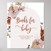 Rustige herfst pompoenboeken voor baby poster (Voorkant)