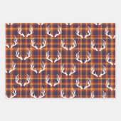 Rustige Herfst Pset & White Deer Antlers Inpakpapier Vel (Voorkant 2)