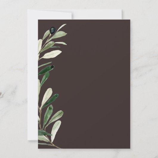 Rustige Herfst Pumpkin-Baby shower Uitnodiging (Achterkant)