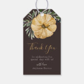 Rustige Herfst Pumpkin Bridal of Baby shower Cadeaulabel (Voorkant)