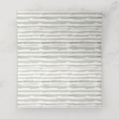 Rustige Herfst Pumpkin Leafy Arch Floral Wedding Plaatskaartje (Binnenkant ongevouwen)