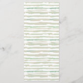 Rustige Herfst Pumpkin Leafy Floral Wheel Wedding Menu (Achterkant)