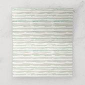 Rustige Herfst Pumpkin Leafy Floral Wheel Wedding Plaatskaartje (Binnenkant ongevouwen)