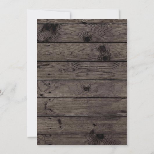 Rustige Herfst Pumpkin-repetitie - Inbeluitnodigin Kaart (Achterkant)