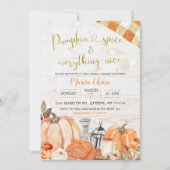 Rustige Herfst Pumpkin-specerijen en alles wat goe Kaart (Voorkant)