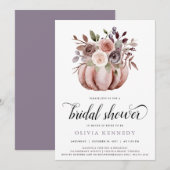 Rustige Herfst Pumpkin Vrijgezellenfeest Rust Flor Kaart (Voorkant / Achterkant)