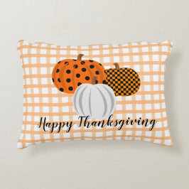 Rustige Herfst Pumpkins Happy Thanksgiving Pset Accent Kussen