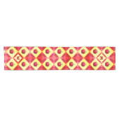 Rustige Herfst Red Apple Pattern Korte Tafelloper (Horizontaal)