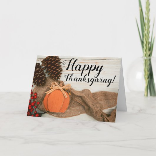 Rustige Herfst Scene Wenskaart Kaart (Voorkant)