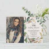 Rustige herfst van bladeren op elke leeftijd voor  kaart (Staand voorkant)