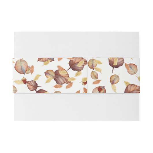 Rustige herfst van het land uitnodigingen wikkel (Achterkant Voorbeeld)