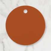 Rustige Herfst Verliefde Pompoen Herfst Bruidsontb Bedankjes Labels (Achterkant)