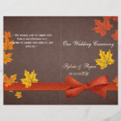 Rustige herfst vertrekt tweeledig weddenschap (Voorkant)