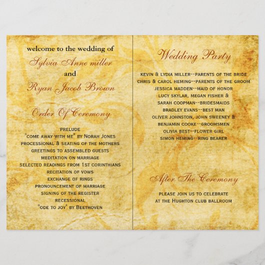 Rustige herfst vertrekt tweeledig weddenschap (Achterkant)