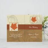 Rustige herfst vertrekt tweeledig weddenschap (Staand voorkant)