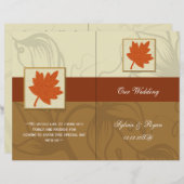 Rustige herfst vertrekt tweeledig weddenschap (Voorkant / Achterkant)