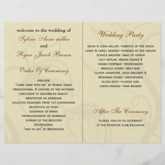 Rustige herfst vertrekt tweeledig weddenschap (Achterkant)