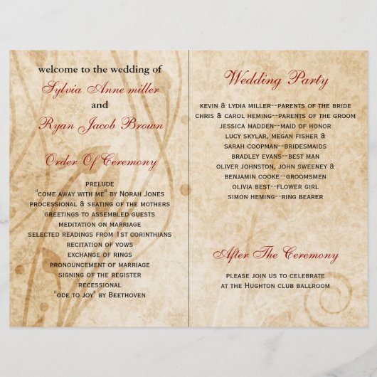 Rustige herfst vertrekt tweeledig weddenschap (Achterkant)