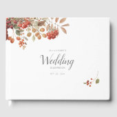 Rustige Herfst Waterverf olievloeistof Gastenboek (Voorkant)