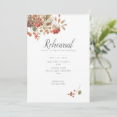 Rustige Herfst Waterverf olievloeistof Kaart (Staand voorkant)