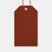 Rustige Herfst Waterverf Vrijgezellenfeest Dank u Cadeaulabel (Achterkant)