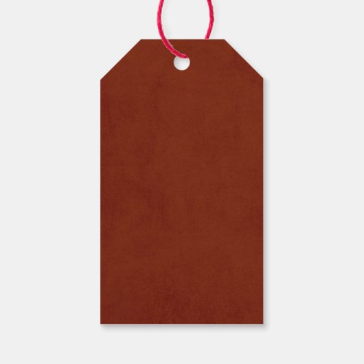 Rustige Herfst Waterverf Vrijgezellenfeest Dank u Cadeaulabel (Achterkant)