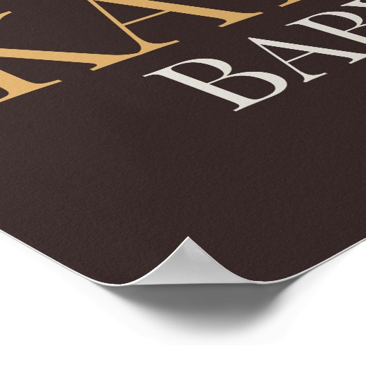 Rustige Herfst — Welkomstbord pompoen Poster (Hoek)