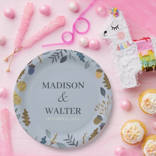 Rustige herfstbladeren herfst herfst herfst herfst papieren bordje (Feest)