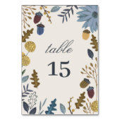 Rustige herfstbladeren herfst herfst herfstnummer kaart (Voorkant)